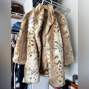 Vintage Faux Fur Hillmoor Coat Size 6